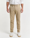 Gant Slim Twill Chino In Khaki