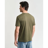 Gant Mens Reg Shield T-Shirt In Green