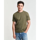 Gant Mens Reg Shield T-Shirt In Green