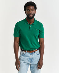 Gant Regular Shield Ss Pique Polo Green