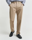 Gant Regular Twill Chino Pants In Khaki