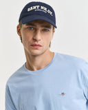 Gant Regular Shield Short Sleeve T-Shirt In Blue