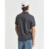 Gant Mens Reg Shield Golfer in Dark Grey