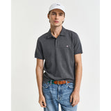 Gant Mens Reg Shield Golfer in Dark Grey