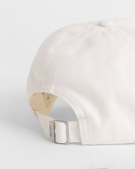 Gant Shield Cotton Twill Cap In Cream