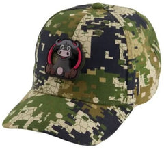 Sniper Kids Pixelate Buffy Peak Cap In Olive