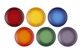 Le Creuset Rainbow Set of 6 27cm Dinner Plates