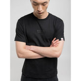 Replay Mens Centre Printed Short Sleeves In Black
