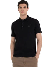 Replay Mens Polo T-Shirt In Black
