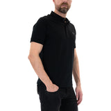 Replay Mens Polo T-Shirt In Black