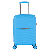 Travel Mate Zipper Pp Trolley Case L-349 In Cyan
