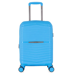 Travel Mate Zipper Pp Trolley Case Cyan