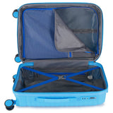 Travel Mate Zipper Pp Trolley Case L-349 In Cyan