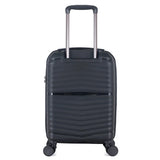 Travel Mate Zipper Pp Trolley Case L-349 Black