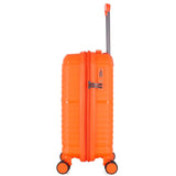 Travel Mate Zipper Pp Trolley Case L-349 In Orange