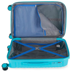 Travel Mate Zipper Pp Trolley Case L-349 Teal