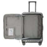 Travel Mate Polycarb Zipper Luggage In Grey
