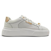 Replay Womens Notting W Perf Shoes In White & Gold