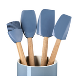 Le Creuset 5 Piece Utensil Set In Chambry
