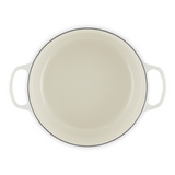 Le Creuset Signature Round Cocotte Pot In Meringue