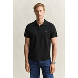 Gant Mens Shield Golfer In Black