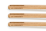 Le Creuset Set Of 3 Wooded Utensil Set In Neutral