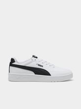 Puma Mens Court Classic Clean Shoes In White/Black