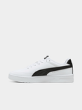 Puma Mens Court Classic Clean Shoes In White/Black