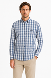Pringle Mens Fred Pringle Long Sleeve Classic Shirt In Navy