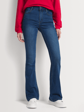 Sissyboy Womens Mid-Waist Bootleg Jeans In Dark Vintage