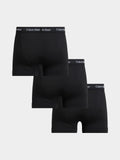 Calvin Klein Mens 3 Pack Hip Briefs In Black