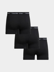 Calvin Klein Mens 3 Pack Hip Briefs In Black