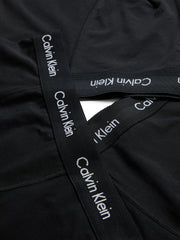 Calvin Klein Mens 3 Pack Hip Briefs In Black