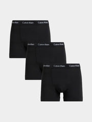 Calvin Klein Nb3608A Mens U 3Pk Trunks Black