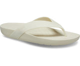 Crocs Womens Splash Flip Sandals In Bone
