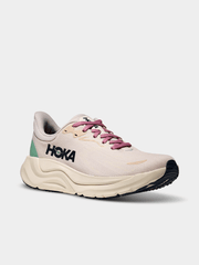 Hoka Womens Arahi 8 Cream/Alabaster Running Shoes