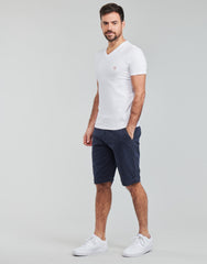 Guess Mens Vn Short Sleeves Core T-Shirt In White