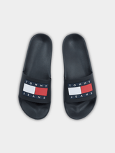 Tommy Jeans Mens Ftw Pool Ess Slides Black