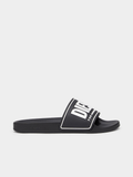 Diesel Mens Black And White Mayemi Cc Sandals