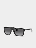 Emporio Armani Mens Gradient Sunglasses In Black & Grey