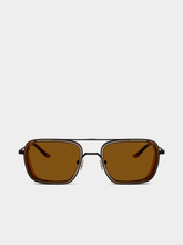 Emporio Armani Mens Square Sunglasses In Matte Black