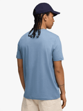 Puma Mens Cool Blue Graphic Stacked Tee