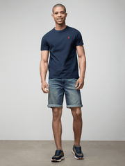 Polo Mens Crew Neck T-Shirt In Navy