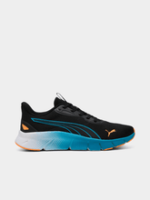 Puma Mens Flexfocus Lite Modern Sneakers In Black/Heat Fire