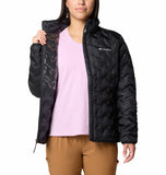 Columbia Womens Delta Ridge Down Jacket In Black