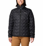 Columbia Womens Delta Ridge Down Jacket In Black