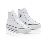 Converse Womens White Lift Hi Canvas Sneakers