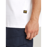 G-Star Raw Mens White Finger Print Burger T-Shirts