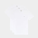 Diesel Mens M-Umtee-Jaket 3 Pack T-Shirts In White