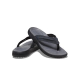Crocs Mens Yukon Vista II LR Flip Sandals In Black